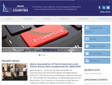 Tablet Screenshot of idcounties.org